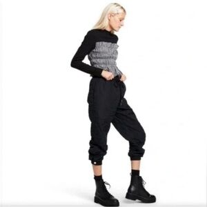 Sandy Liang x Target Black Quilted Women's Jogger Pants